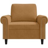  Fotelja smeđa 60 cm baršunasta | shoptok.hr