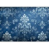  Foto tapeta - Retro Ornament Decorative Motif in Worn Blues 245x175 Samoljepljiva | shoptok.hr