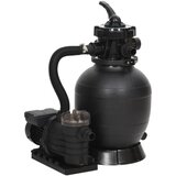  Pe&scaron;čeni filter za bazen s 6-smernim ventilom črn cene