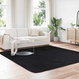  Čupavi tepih s visokim vlaknima NAVARRA crni 240x240 cm | shoptok.hr