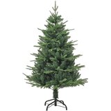 vidaXL Umjetno božićno drvce s rasvjetom i setom kuglica Zelena 120 cm | shoptok.hr