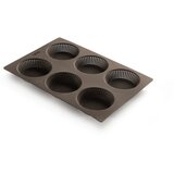 Lekue silikonski pekač za kruh 6 delni MINIŽEMLJICE P.BREAD ROLS 8CM 0202300M10M Cene