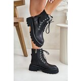 GOE Warm Leather Ankle Boots Workers For Women With Zirconia | shoptok.hr