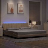  Posteljni okvir brez vzmetnice krem 200x200 cm blago, (22054157) | Shoptok.si
