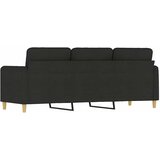  Trosjed od tkanine Crna 180 cm | shoptok.hr