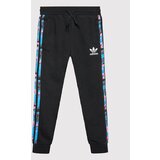 Adidas Spodnji del trenirke Camo HK0324 Črna Regular Fit | Shoptok.si