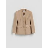 Reserved Blazer mit Schulterpolstern - bež | shoptok.hr