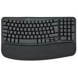 Logitech brezžična tipkovnica ergonomska Wave Keys črna SLO gravura | Shoptok.si