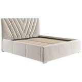 Boxxx OBLAZINJENA POSTELJA 140 cm x 200 cm , tekstil bež | Shoptok.si