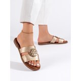 Shelvt Gold classic women's flip-flops Cijene