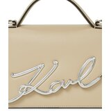 Karl Lagerfeld Torba preko ramena ' K/SIGNATURE MITTELGROSSE UMHÄNGETASCHE ' bež | shoptok.hr
