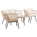 Venture Home Ortigia vrtni lounge set, prirodna boja drva Slike