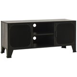 Maison Chic TV omarica - TV stojalo - Televizijska omarica siva 105x36x47 cm kovina in MDF, (21700281) Cene
