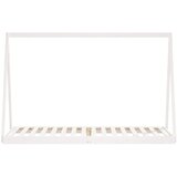  Okvir za dječji krevet bijeli 80 x 200 cm od masivne borovine | shoptok.hr