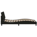 vidaXL Okvir za krevet bez madraca crni 100x200 cm od tkanine | shoptok.hr