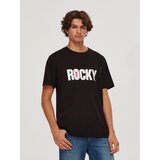 House - Majica kratkih rukava s printom Rocky - Crna Cijene