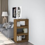  The Living Store Knjižna omara / pregrada medeno rjava 60x35x103 cm borovina - Knjižna Omara, (21431479) Cene