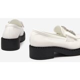Resti Lacquered shoes with a white buckle. Fogim- Footwear | Shoptok.si