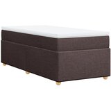 Maison Chic Box spring postelja - Vzmetna postelja z vzmetnico temno rjav 90x190 cm blago SL4706, (21903083) Cene