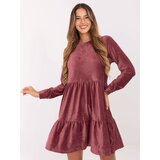 Sublevel Dress-D10040Z30289-dark pink | Shoptok.si