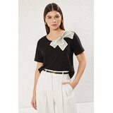 TRENDYOLMILLA Ženska majica TWOSS25TS00044, Crna | Eponuda.com