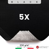 Artmie uzorci crnog slikarskog platna - 5 kom | 14x14 cm Cene