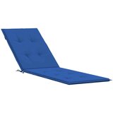 vidaXL Blazina za ležalnik kraljevsko modra (75+105)x50x3 cm | Shoptok.si