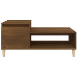  Stolić za kavu boja hrasta 100 x 50 x 45 cm konstruirano drvo | shoptok.hr