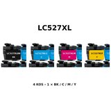  Komplet kompatibilnih kartuš za Brother LC527XL za MFC-J6760DW, MFC-J6960DW, MFC-J6975DW, MFC-J6977DW – BK/C/M/Y, 4 kos Cene