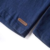  Dječja majica dugih rukava modra prošarana 116 | shoptok.hr