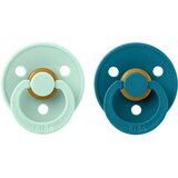 Bibs Colour Natural Rubber Size 1: 0+ months duda Nordic Mint / Forest 2 kos Cene
