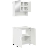 VidaXL set namještaja za kupaonicu zidne 2 pcs visoko sjajno bijela VidaXL set namještaja za kupaonicu zidne 2 pcs visoko sjajno bijela Slike