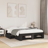  Okvir za krevet crni 120x190 cm konstruirano drvo | shoptok.hr