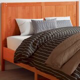 vidaXL Vzglavje voščeno rjava 135 cm trdna borovina | Shoptok.si