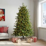  Umjetno božićno drvce s nogom 120 cm 150 LED lampica - 120 cm s LED svjetlima | shoptok.hr