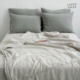 Linen Tales Laneno prešito pregrinjalo v naravni barvi 220x260 cm Melange – | Shoptok.si
