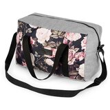 Solier Torba Bagaż Podręczny Stb01 Szara W Róże Siva | shoptok.hr