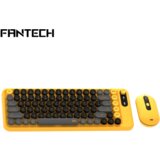 Oblivion gaming oprema Combo mis tastatura wireless Fantech WK-898 GO mochi85 zuta Cene