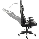 vidaXL Okretna igraća stolica bijela PVC | shoptok.hr