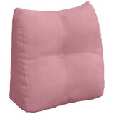 vidaXL Poglavni vzglavnik Roza 45 x 24 x 50 cm Žamet | Shoptok.si