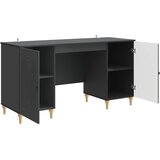  Stol s policom Crna 142,5 x 50 x 75 cm Konstruirano drvo | shoptok.hr