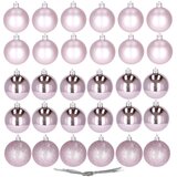  Kuglice za Božićno Drvce 3 cm 30 kom. Roze | shoptok.hr