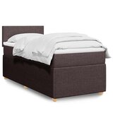  Krevet s oprugama i madracem tamnosmeđi 80x200 cm od tkanine | shoptok.hr