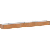  Povišena vrtna gredica Svijetlosmeđa 600 x 80 x 45 cm | shoptok.hr