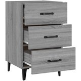 vidaXL Nočna omarica siva sonoma 40x40x66 cm inženirski les | Shoptok.si