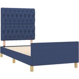  Okvir za krevet bez madraca plava 90x200cm od tkanine | shoptok.hr