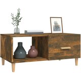  Stolić za kavu dimljeni hrast 89,5x50x40 cm konstruirano drvo | shoptok.hr