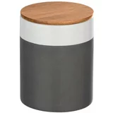 Wenko keramička kutija za odlaganje s poklopcem od bambusa Malta, 950 ml