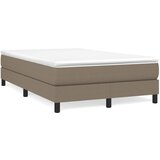 vidaXL Krevet s oprugama i madracem smeđesivi 120 x 190 cm od tkanine Cijene