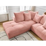 Bobochic Paris Ružičasta kutna garnitura od šenila (s desnim kutom/u obliku slova L) Whesley – | shoptok.hr